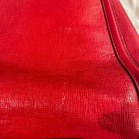 Authentic Coach Madison Cherry/ Red Satchel/Shoulder Bag - Picture 4 of 14